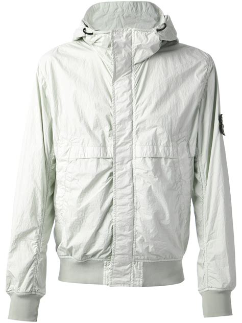 Mens White Windbreakers (3) 